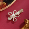 子佩集【小花仙】珍珠惜王妃发夹【HBFJ027】8mm珠镀金五瓣花2601 商品缩略图0