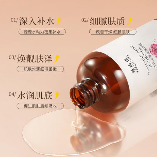 【深入补水！水润肌底】雅琪诺大马士革玫瑰花纯露补水保湿爽肤水喷雾疗湿敷。xa 商品图1