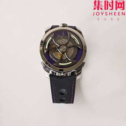 K1新款MB&F MAD1S系列 战斧摆陀 紫 / 蓝——侧向读时 + 大摆陀“暴走旋转”的现象级机械玩具 男士腕表 表径42mm 商品图0