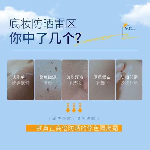 【 隔离保护 妆前打底】[小滋特惠]清透倍护防晒隔离霜20g 商品图2