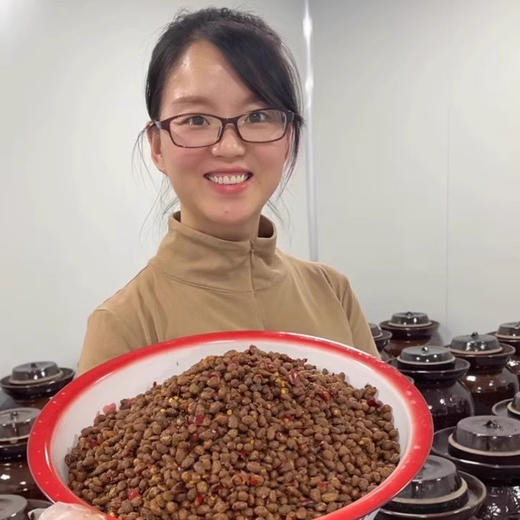 辣姜爷风味豆豉湖南新化特产香辣腊八豆调味料下饭菜拌面豆瓣酱 商品图2