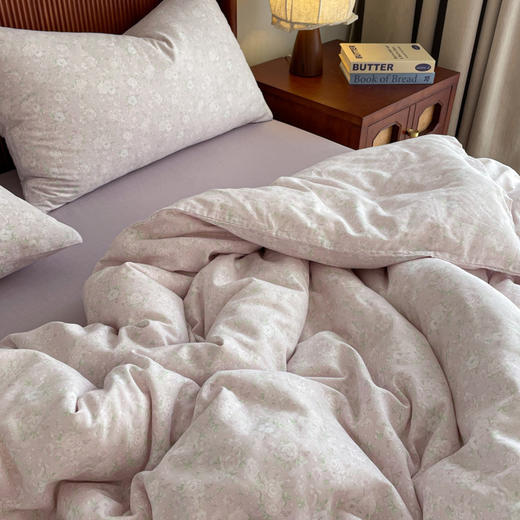 全棉双层纱~A类母婴级全棉纱布四件套 亲肤柔软西汉透气 越洗越软 月子被套床单床笠款印花三件套 商品图8