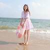 【100棉】三彩独醒2026夏季新款连衣裙小个子短裙条纹A字裙F 商品缩略图1