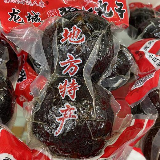 湖南邵阳特产猪血丸子正宗手工烟熏农家自制五花肉猪血粑粑血豆腐 商品图4