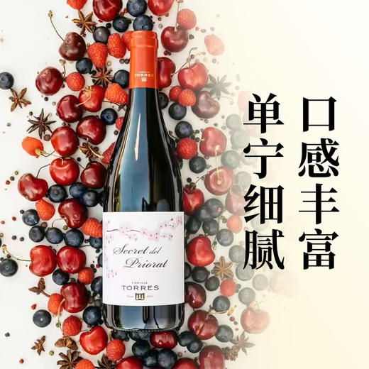 MM 山姆 桃乐丝（Torres）西班牙进口 贝里奥秘干红葡萄酒 750ml 商品图1