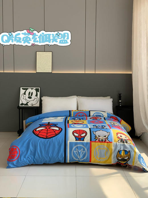 【多妈团购 迪士尼正品100%全棉青少年儿童被套 库存极少！！】专柜撤下来的正品好货，100%全棉面料，亲肤透气，柔软舒服，贴肤睡超安心~ 机洗都不变形-圆圆家纺 商品图0