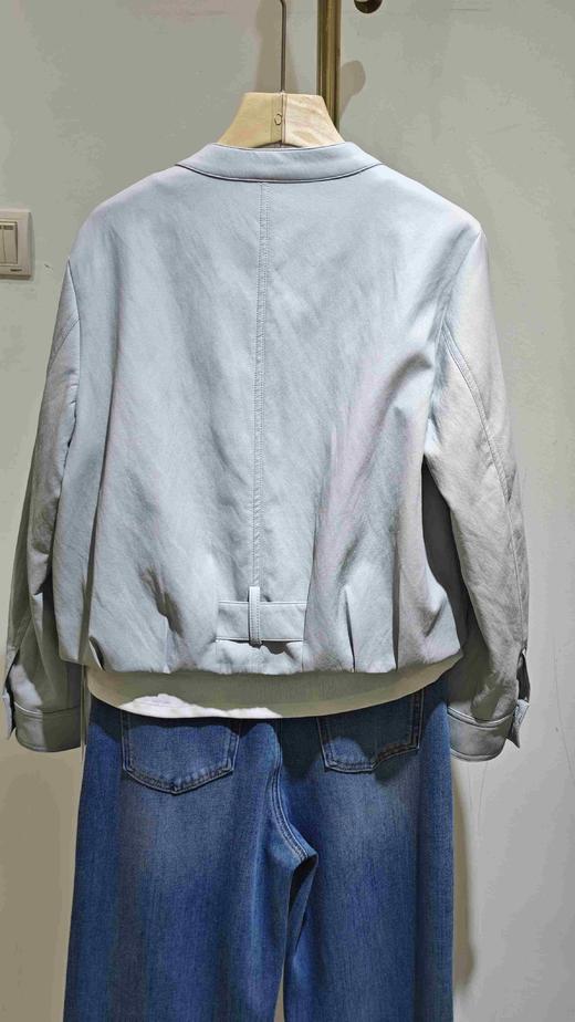 682617春上新 立领PU拉链外套 商品图5