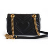 【95新】Gucci古驰Marmont系列446744黑金马蒙22新款内里链条包单肩包单肩斜挎包女士230326HS03 商品缩略图4