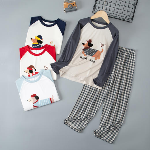 西蒙日记插肩天丝莱赛尔亲子家居服套装 商品图4