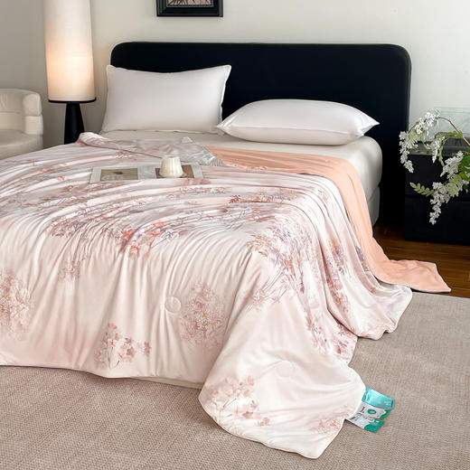 【品牌直发】加倍生活  A类印花款锦氨凉感丝夏被-丛林晓梦系列 6色可选 含锦纶，真凉感! 空调被夏凉被 商品图3