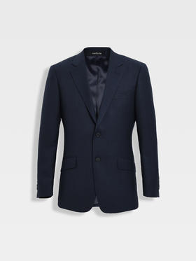 callisto藏青意大利Loro Piana绵羊毛西服