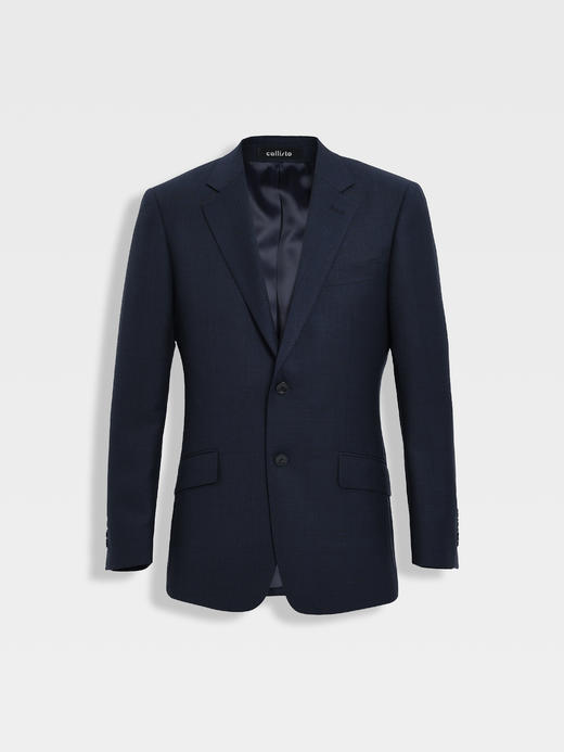 callisto藏青意大利Loro Piana绵羊毛西服 商品图0