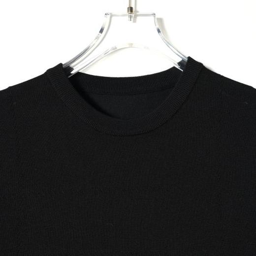 SDSA男装2026新款高贵轻奢老钱风肌理感纯色圆领短袖T恤百搭上衣 商品图2