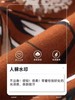 【群内福利】【方领中长裙】复古新中式方领中长裙，焦糖色人棉，印花既不张扬也能衬托肤色，同时自带显白滤镜 商品缩略图7