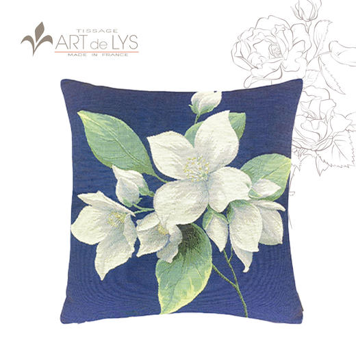 ADL·法国百合织造艺术·花卉系列【靠枕套/送枕芯】 商品图0