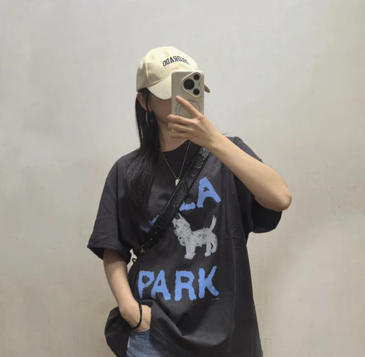 Jennie同款短袖LOVE PARK短袖T恤 商品图4