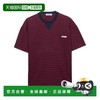 港风条纹tee，胸口小标设计。宽松复古做旧磨破圆领半袖儿C032458 商品缩略图6