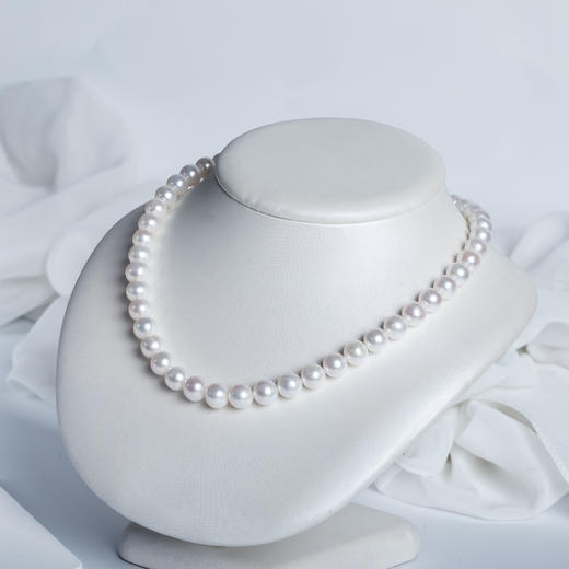 无核白色淡水珍珠项链XL576 商品图1