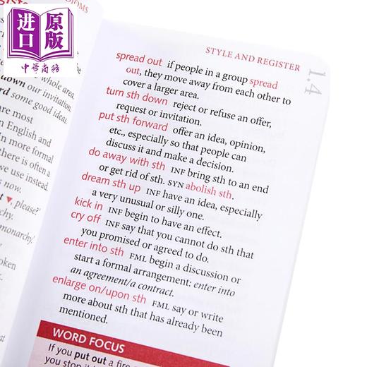 【中商原版】短语动词工具书2册 牛津袖珍英语动词短语Oxford Learners Pocket 柯林斯Collins Work on your Phrasal Verbs 商品图4