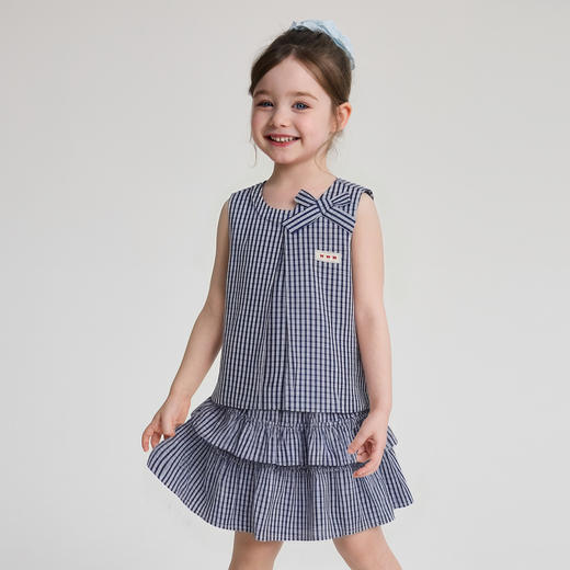 笛莎Deesha 2026年夏季新款小童女童裙套套装 商品图1