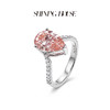 ShiningHouse[培育] 粉钻系列 18k金钻石戒指 梨形2克拉钻人工真钻人造钻石K金戒指时尚钻石戒指卓越匠心奢耀臻献【此商品不支持7天无理由退货退款】 商品缩略图2