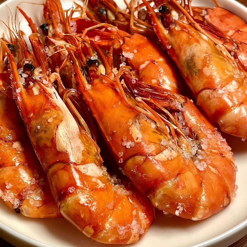 【比手掌还大的黑虎虾】肉质Q、超鲜嫩！高蛋白低脂！超大黑虎虾/黑虎虾王 净重2.8斤装