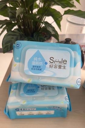 好客壹生牌 湿厕纸 80片装 单包装（仅限钦州鼓雪站自提）