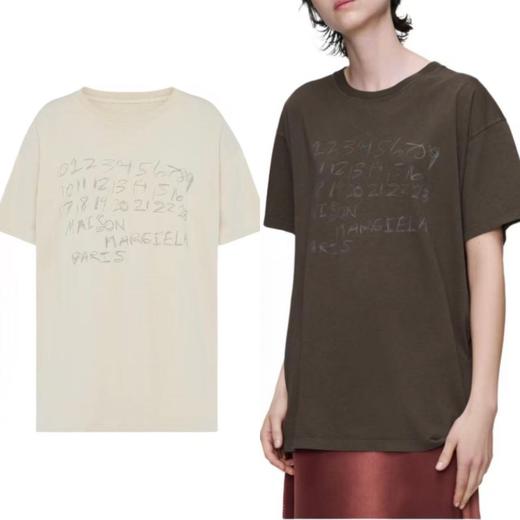 【2fz1】26新款情侣时尚数字圆领短袖T恤！！ 商品图0