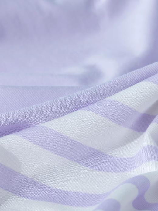 【莫代尔系列】舒雅童装女童短袖七分裤家居套装95%莫代尔5% 氨纶 3F/26383H 商品图8