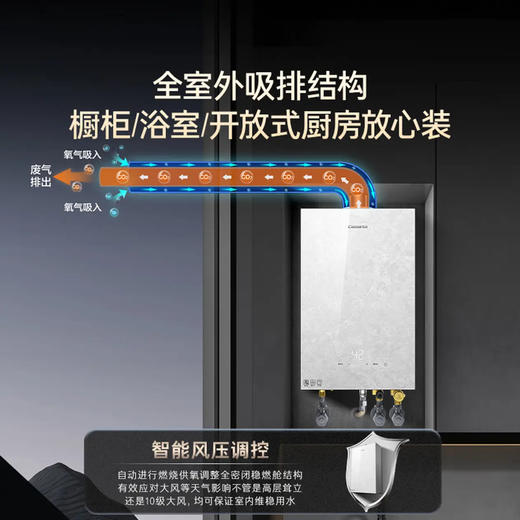 卡萨帝（Casarte）热水器 JSG31-16CU3FRPGU1 商品图9