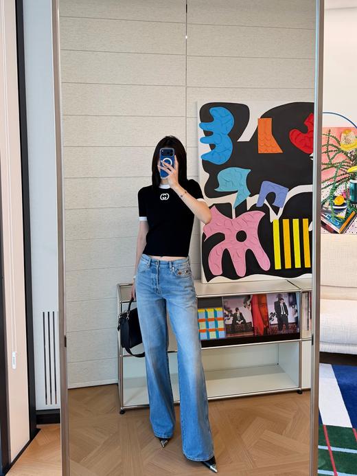 古驰 26春夏最新上线🆕字母针织短袖 （MM） 商品图1