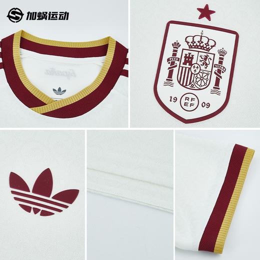 SFS阿迪达斯2026世界杯西班牙客场球员版球衣短袖足球服男 JN4392 商品图2