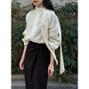 【法式】高级感 温柔立领飘带长袖衬衫 商品缩略图0