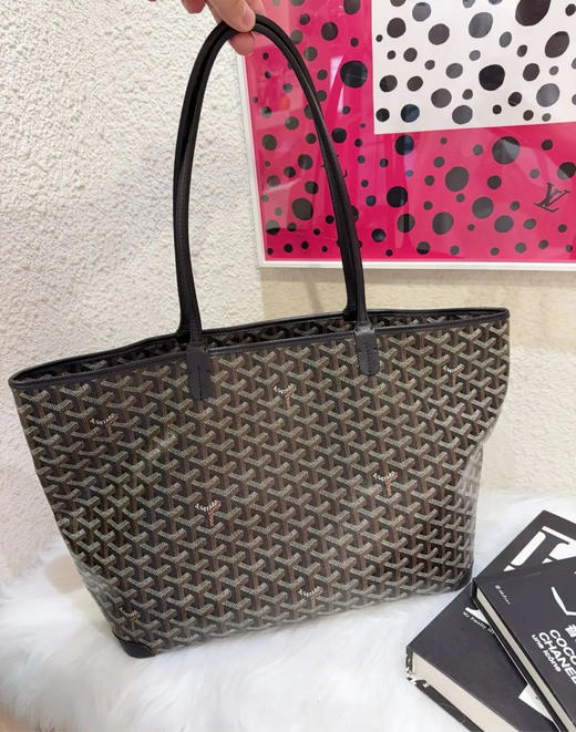 戈雅 Artois mm 老花 黑色 单肩包 商品图0