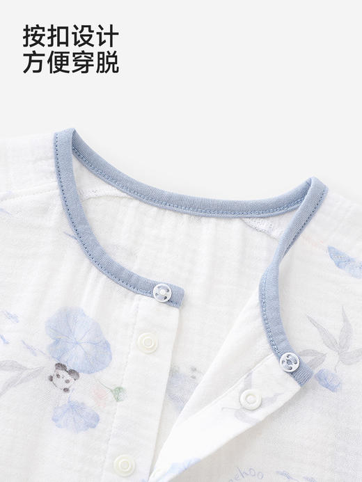英氏婴儿睡袋春夏款宝宝分腿莫代尔新生儿防踢被睡衣YESFJ1S003A 商品图4