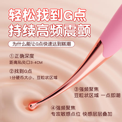 【女用器具】谜姬 蜜豆点潮笔阴蒂刺激高频震动棒 商品图1