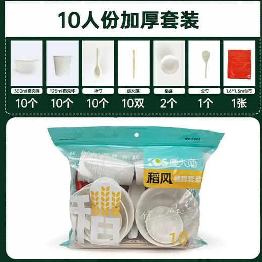MT一次性餐盘套装一次性餐具-纪念日百货门店同款171044569 商品图1