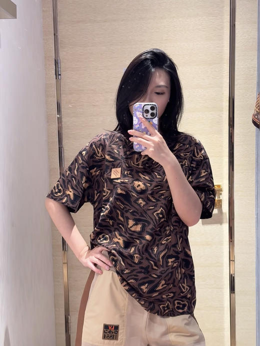 驴家 25ss迷彩提花短袖T恤 男女同款（DY） 商品图3