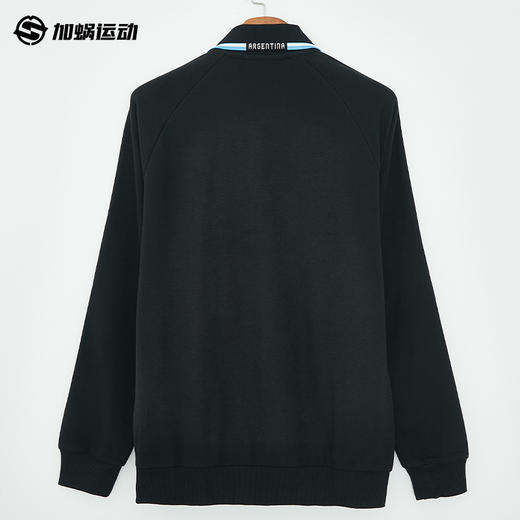 SFS正品 Adidas阿迪达斯2026世界杯阿根廷队客场复古足球休闲文化夹克外套JZ6287 商品图1