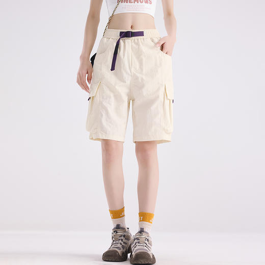 LUCKY DEER/幸运鹿情侣款时尚工装多袋机能5分裤K006 商品图5