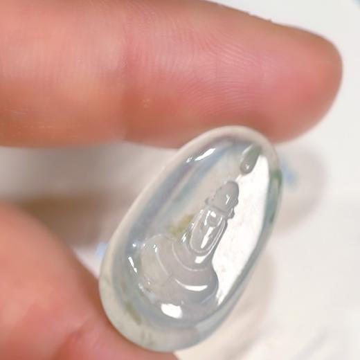 “无相道姿”冰种翡翠挂件（特价） 商品图4