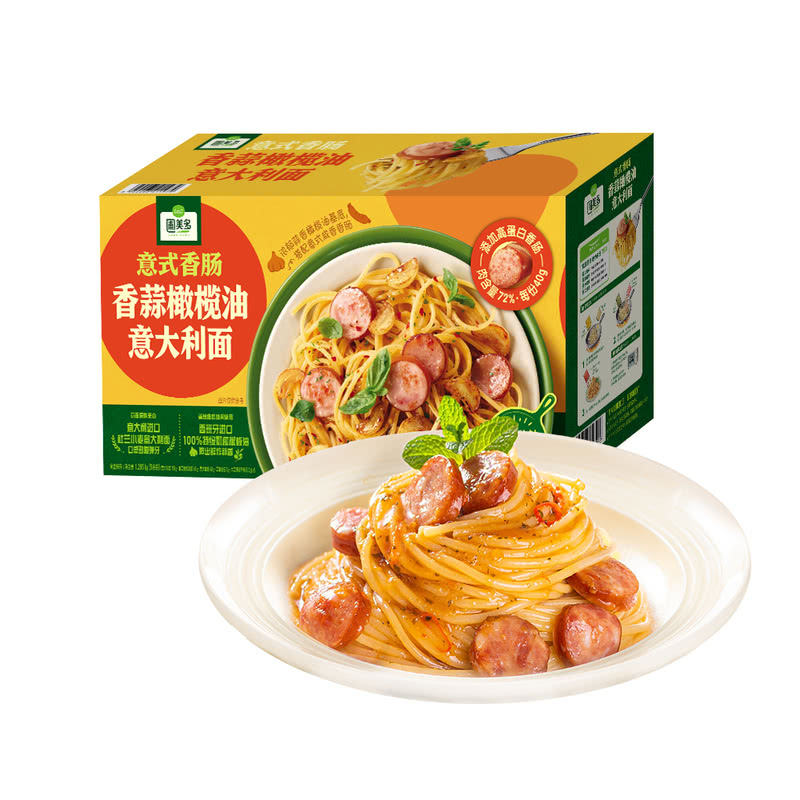 MM 山姆 圃美多 意式香肠香蒜橄榄油意大利面 257g*5