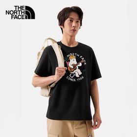 春夏系列的情侣款户外【The North Face吉他熊短袖T恤