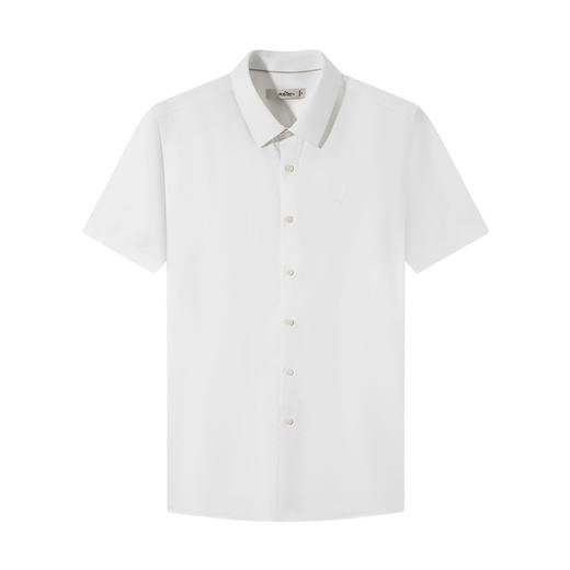 【DP免烫】柒牌男士商务短袖衬衫2026夏季新款上班休闲翻领衬衣 130A70820 商品图4