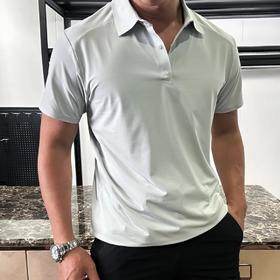 科技3.0面料  吸湿速干 弹力速干男士Polo衫 短袖翻领T恤 男休闲商务薄款上衣 夏季 无痕 垂感亲肤