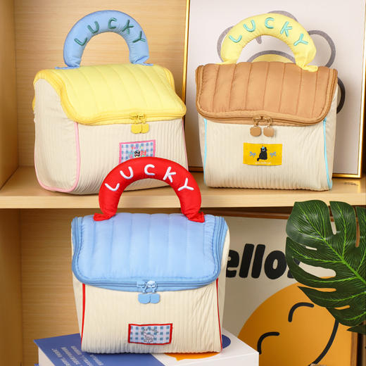 【便携❗️大容量】房子化妆包大容量女旅行洗漱护肤品分区收纳袋大容量便携礼品袋。ya 商品图0