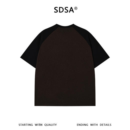 36307SDSA男装2026新款高贵轻奢潮牌拼接印花字母短袖T恤舒适亲肤百搭 商品图2