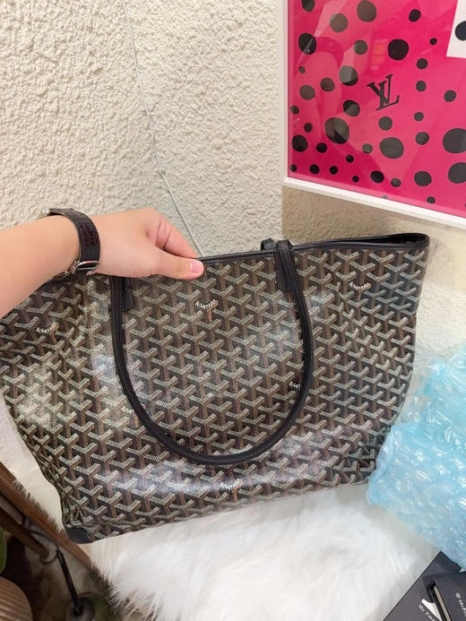 戈雅 Artois mm 老花 黑色 单肩包 商品图1