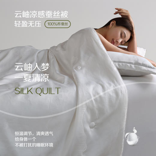 【 100%蚕丝被】云岫凉感蚕丝被 春夏凉感蚕丝被 商品图0