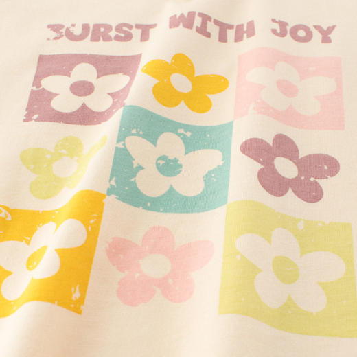 童装夏季儿童韩版短袖T恤新款女童卡通印花圆领上衣   27home-HT9259 商品图3